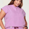 XXS Purple Rafaela Scrub Top L9521