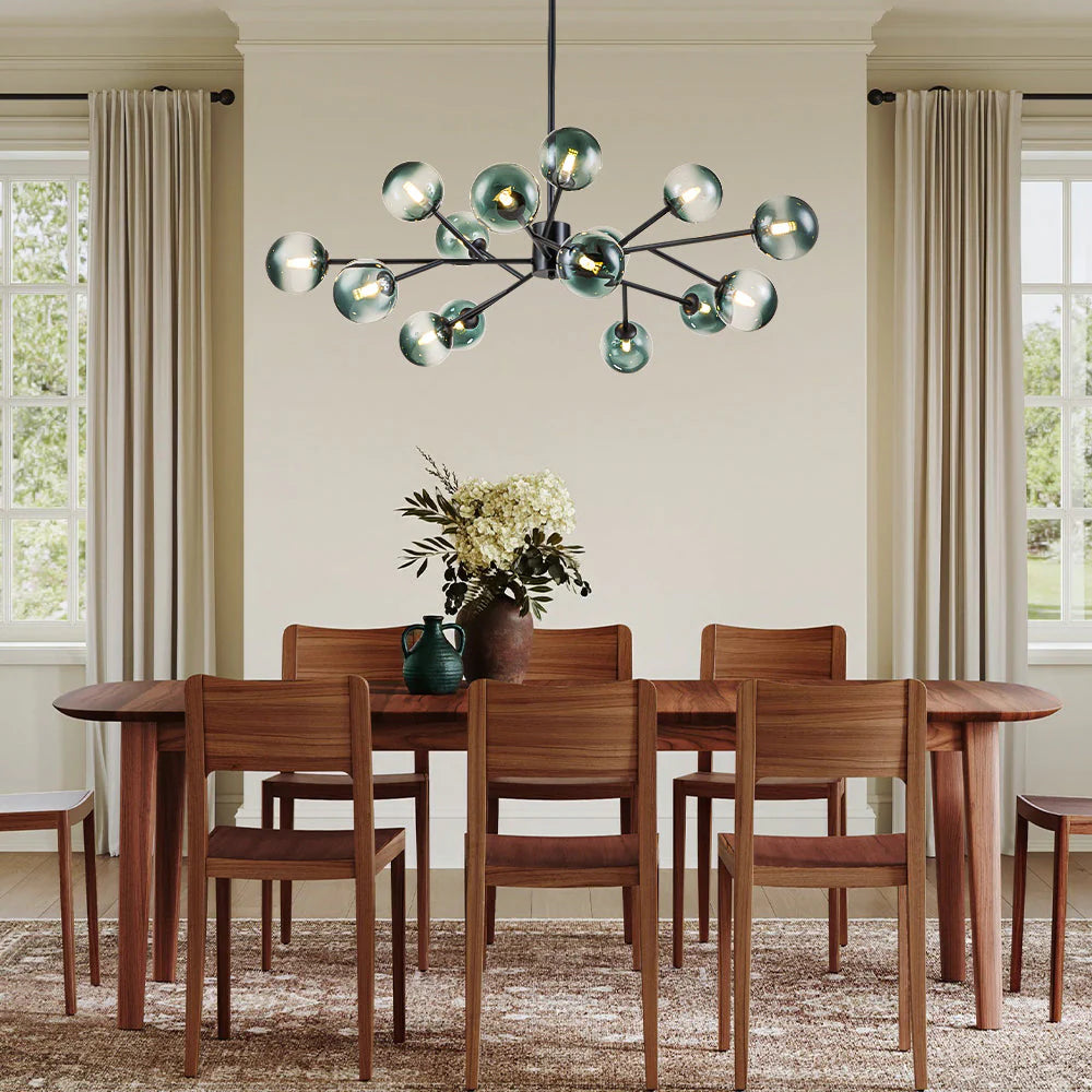 15-Light Glass Bubble Chandelier Y862689