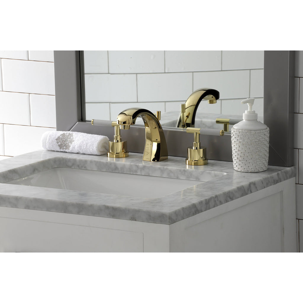 Brushed Nickel Widespread Bathroom Faucet H881134