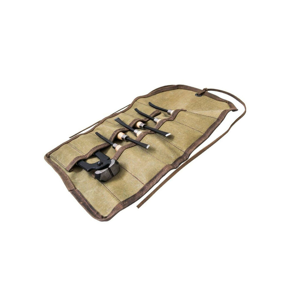 Waxed Canvas Tool Roll W842