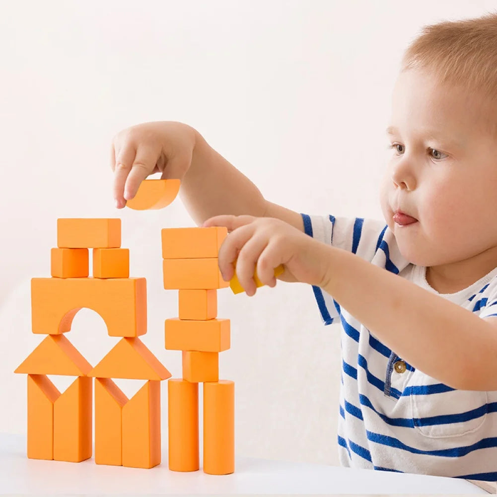 Multicolor Wooden Balance Building Blocks Stacking Toy G77029