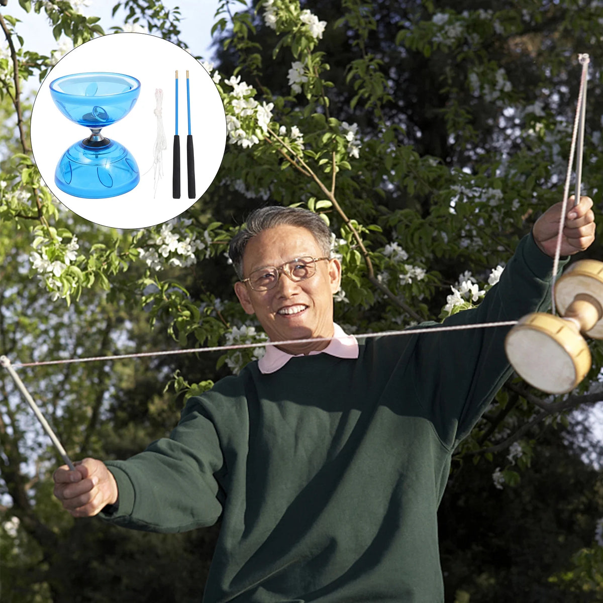 Chinese Yoyo Diabolo Toy Professional Juggling Diabolos Y242895