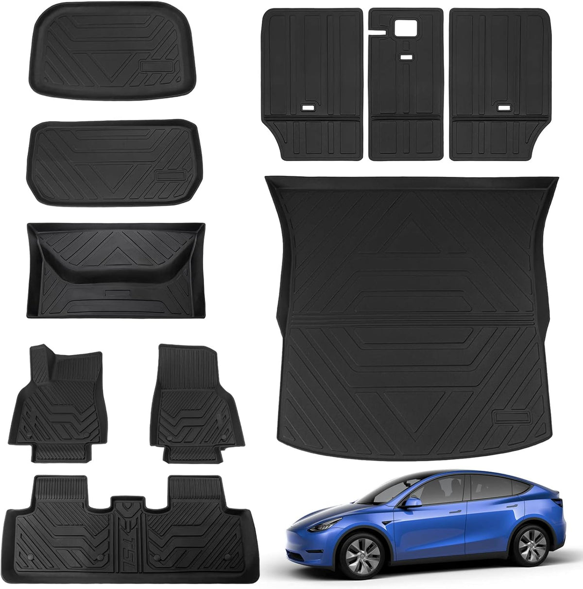 Tesla Model Y Trunk Mat Floor Mats Cargo Liner 5-Seater G164355