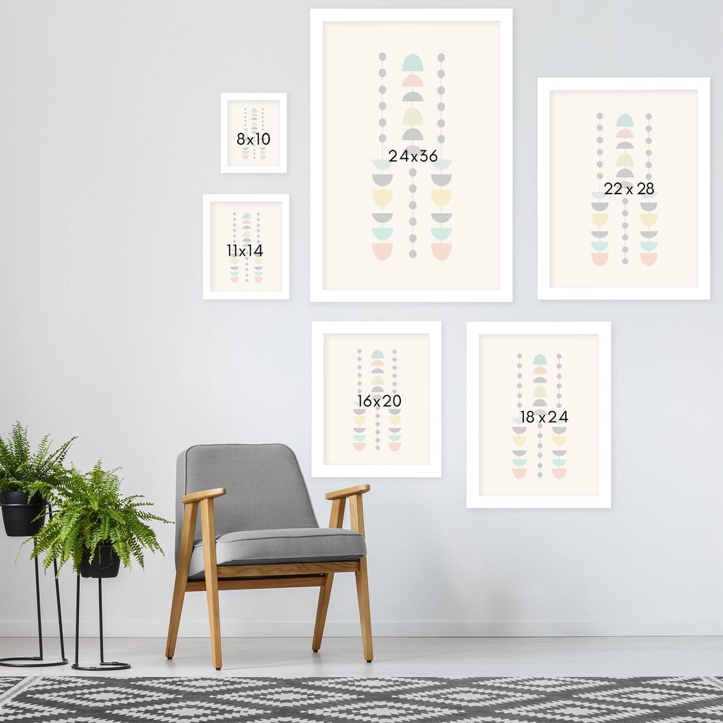 White Framed Print Set F741
