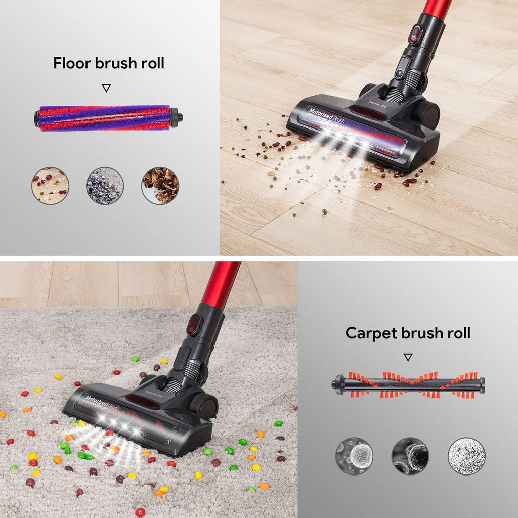 20KPa 250W Cordless Handheld Vacuum with Crevice Tool J4199