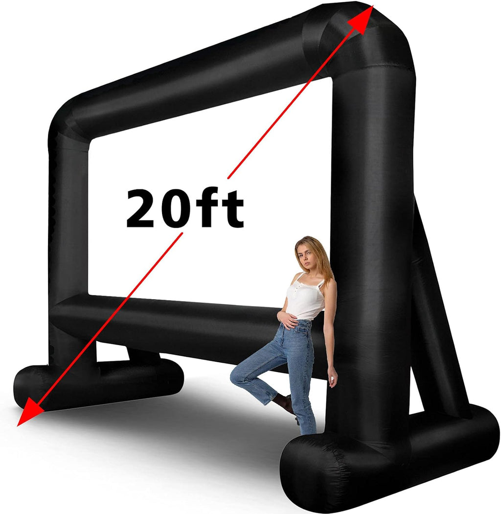 20 Feet Inflatable Movie Screen with Carry Bag M1264