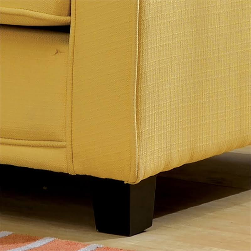 Yellow Fabric Accent Chair Z105869