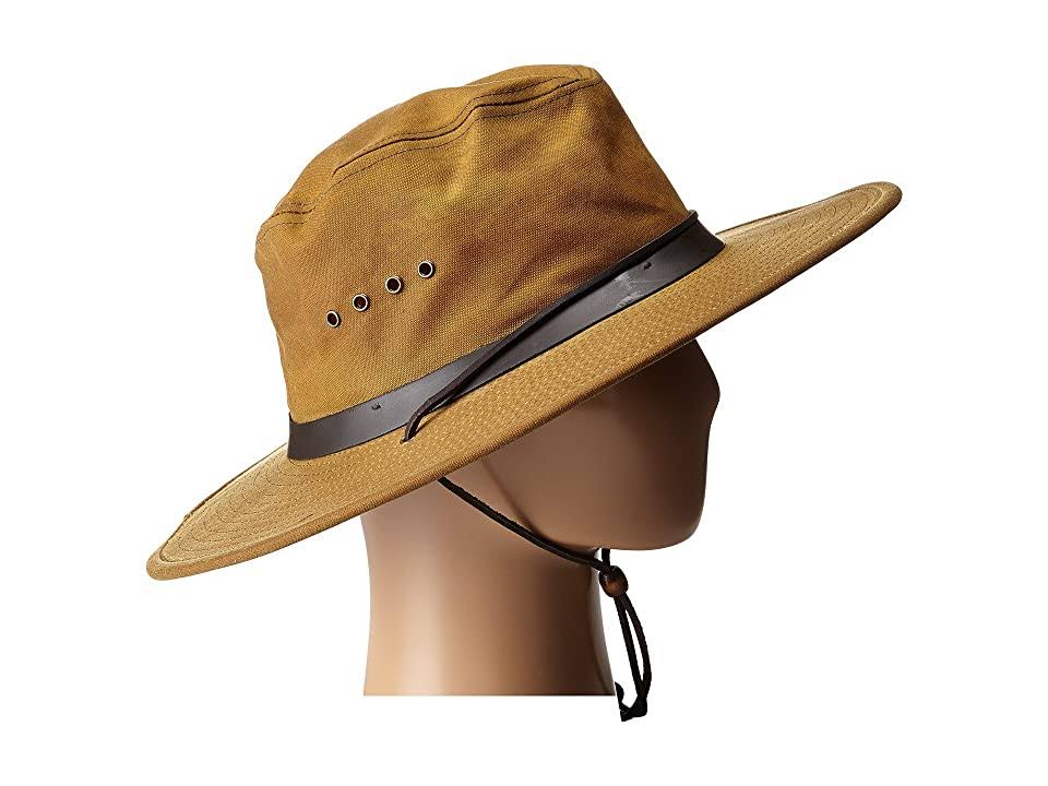 Dark Tan Tin Cloth Bush Hat Z284