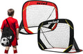 Red/Black Pop Up Soccer Goal Set with Carry Bag G72261
