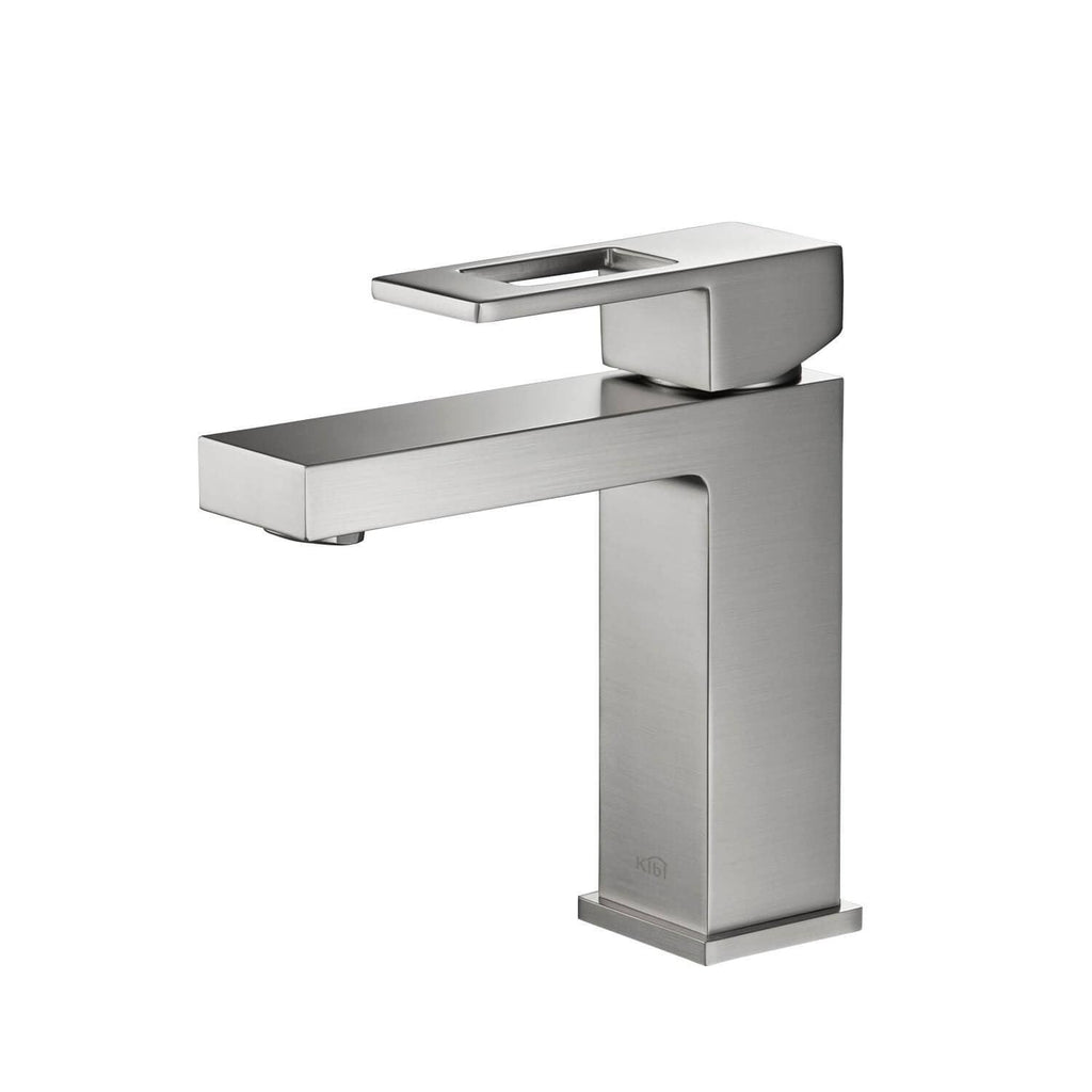 Brushed Nickel Single Hole Bathroom Faucet P145734