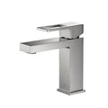 Brushed Nickel Single Hole Bathroom Faucet P145734