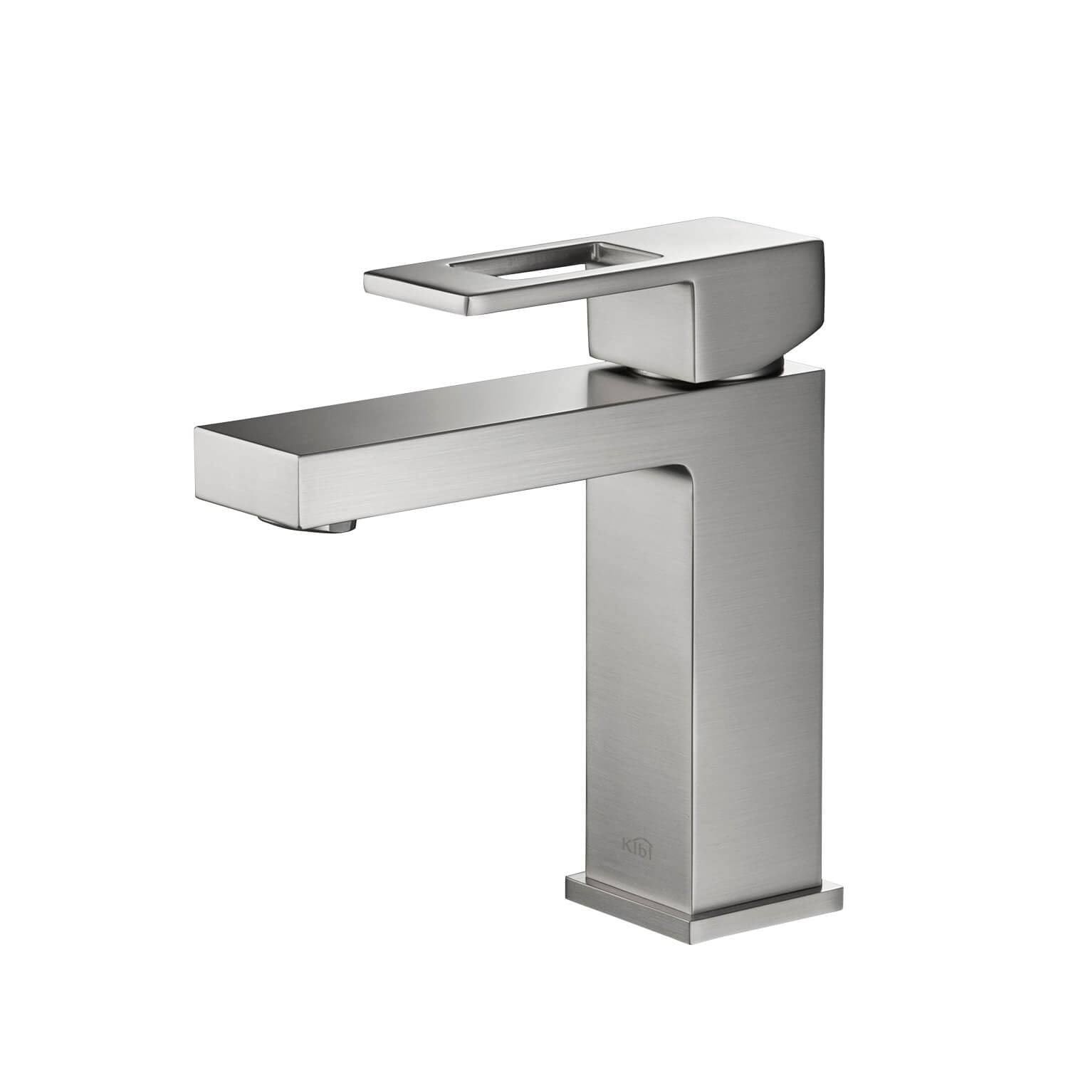 Brushed Nickel Single Hole Bathroom Faucet P145734