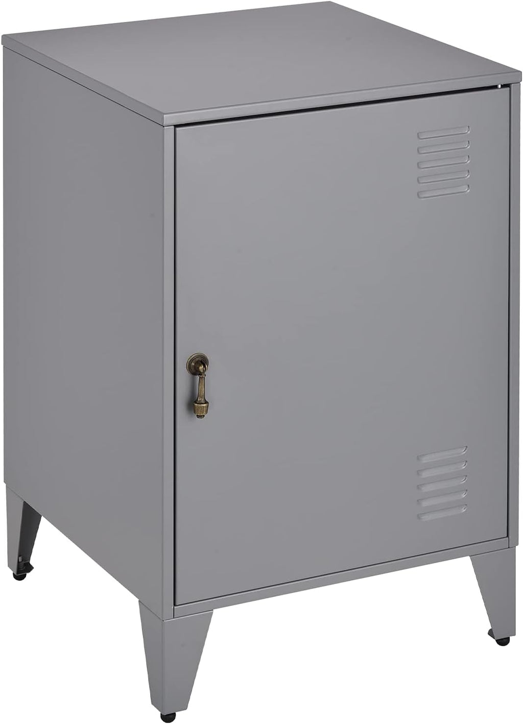 Black Metal Night Stands Set of 2 with 1 Door S6421