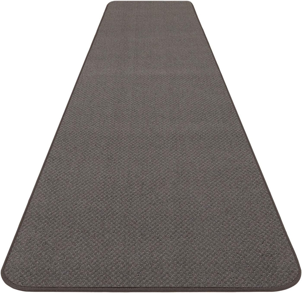 Gray 16 Feet X 27 Inches Carpet Runner Y711