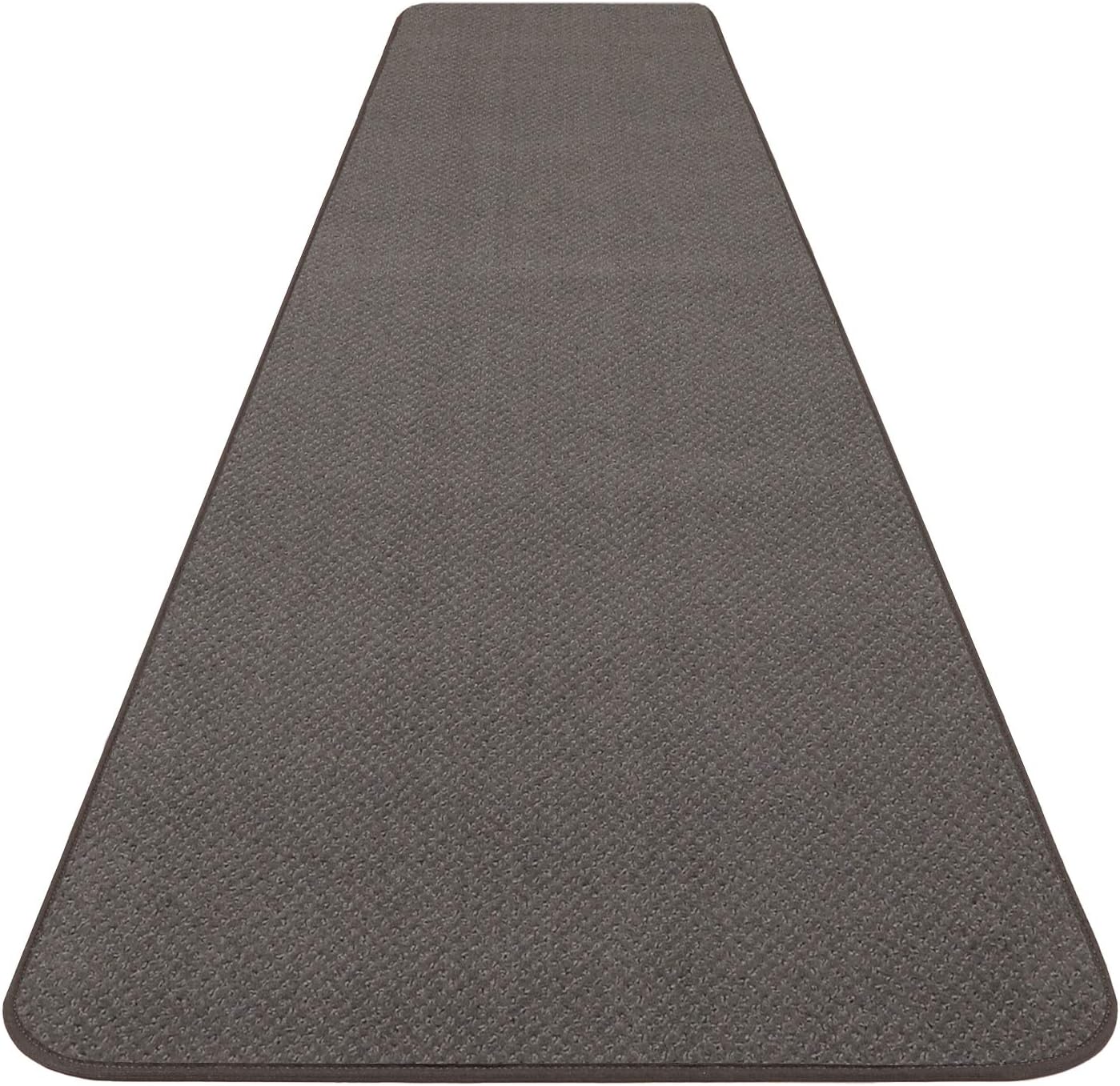 Gray 16 Feet X 27 Inches Carpet Runner Y711