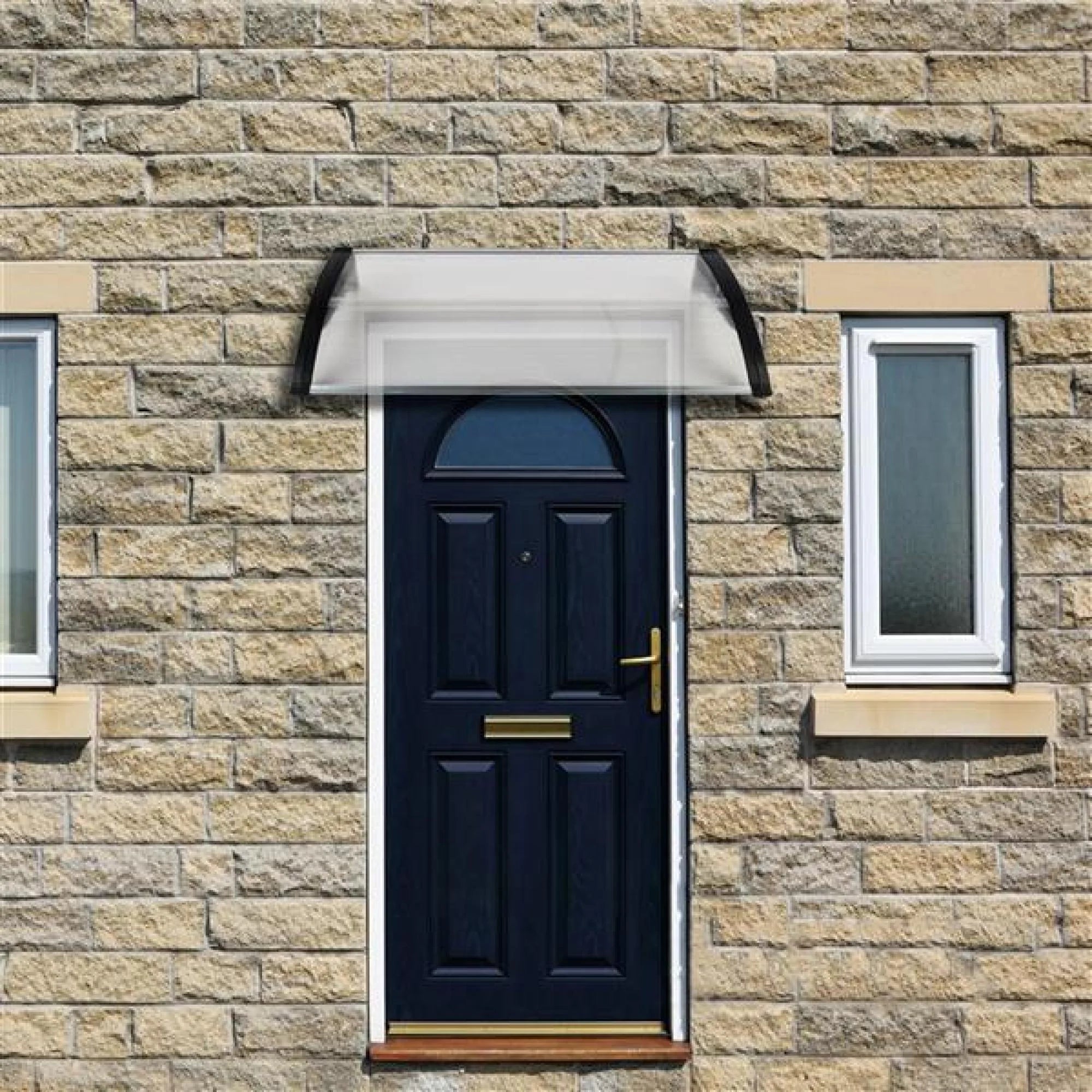 40" x 32" Polycarbonate Patio Door Awning O968404