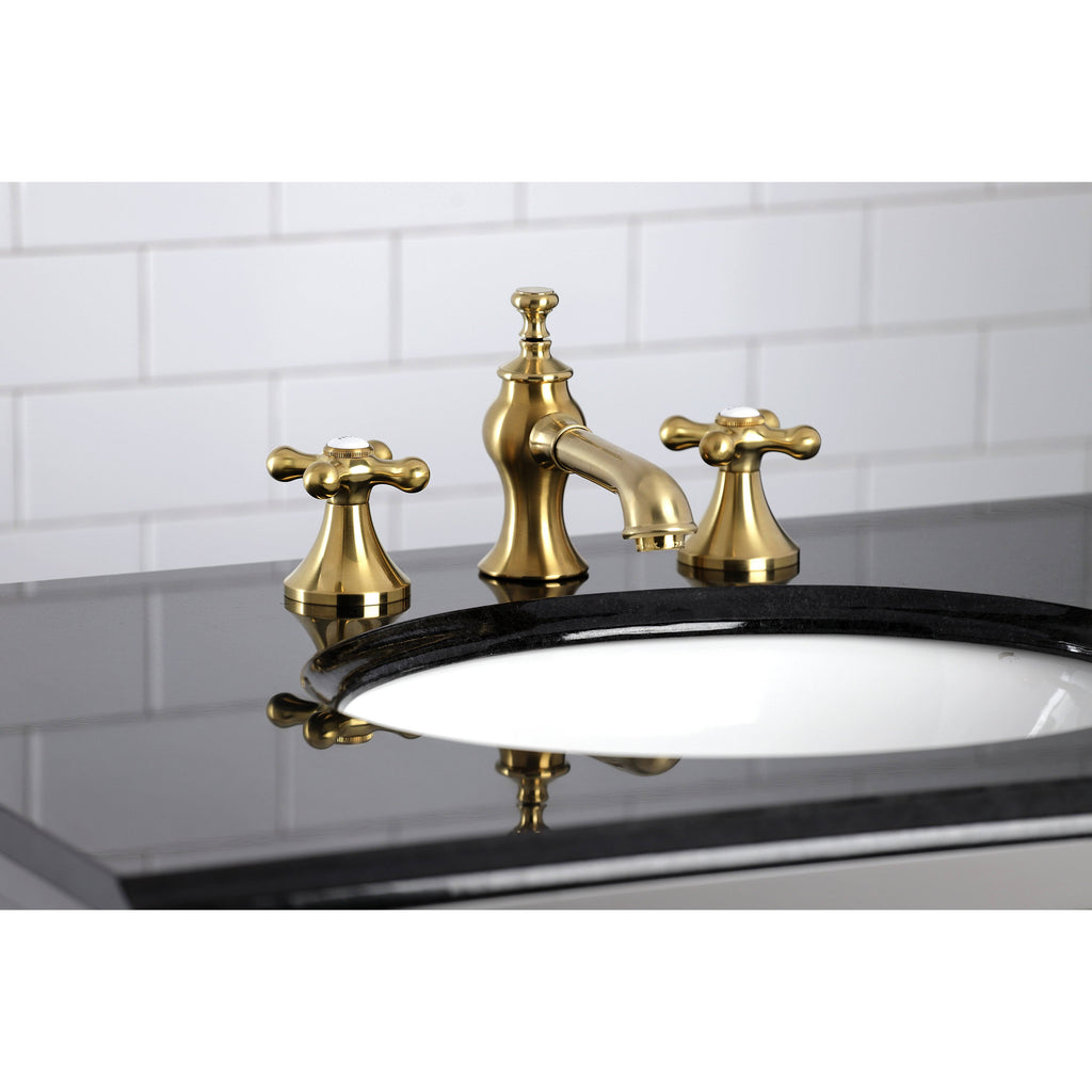 Matte Black Vintage Widespread Bathroom Faucet R266920