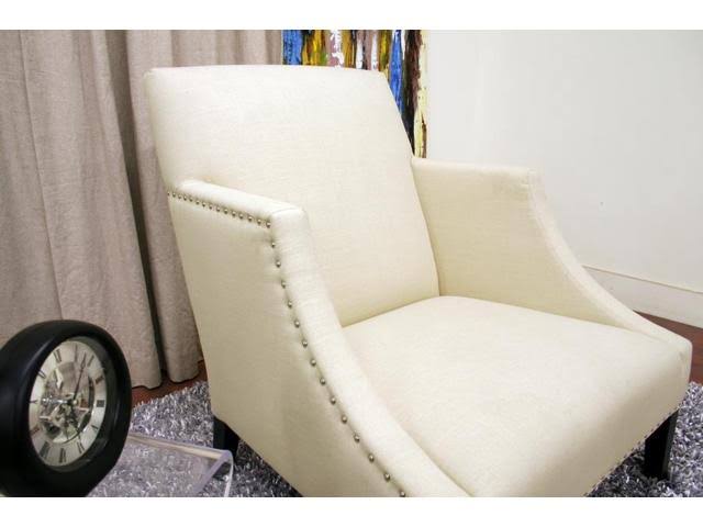 Cream Fabric Club Chair D33509