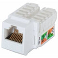 100 Pack Cat5 / 5e Tool Less Keystone Jack RJ45 White G4486