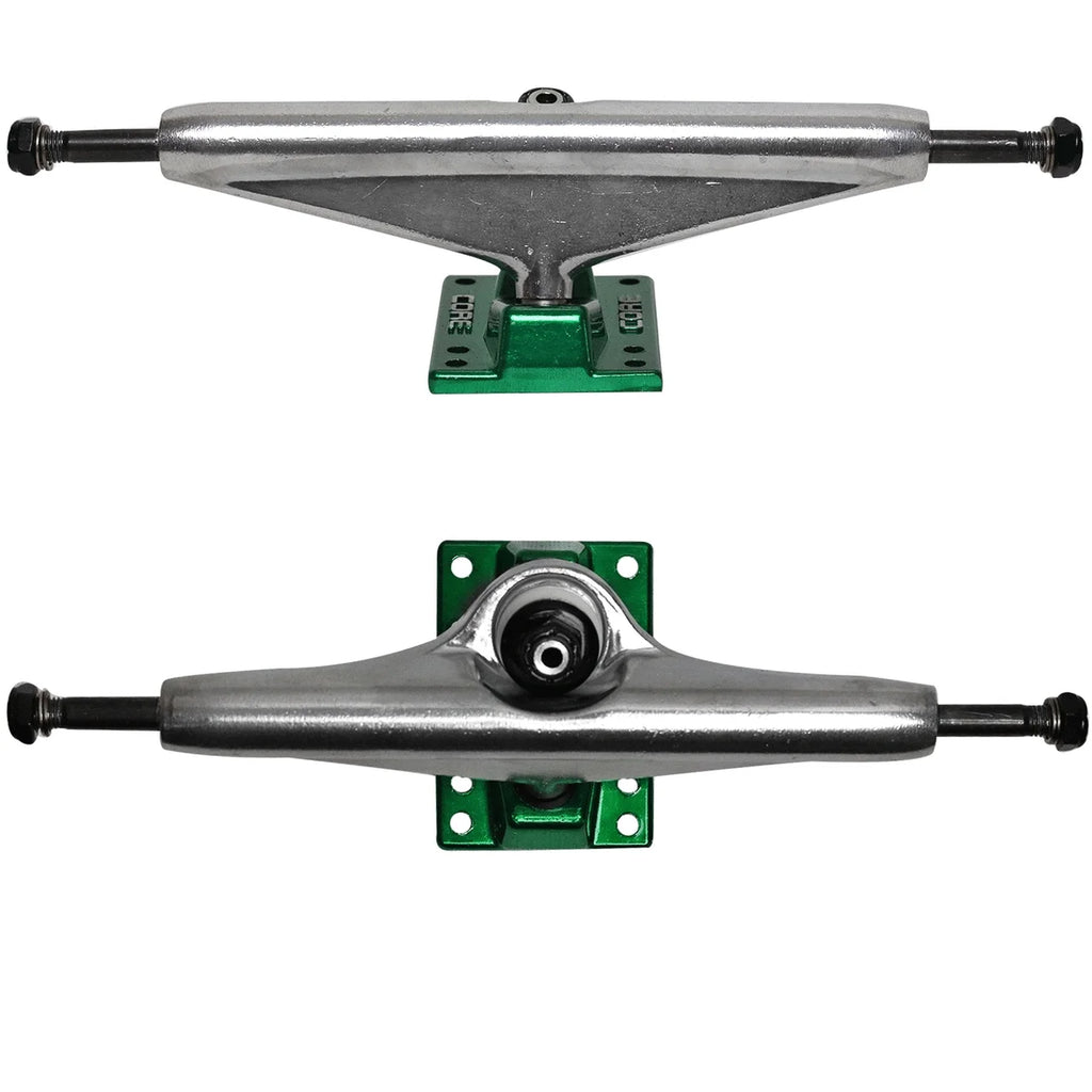 Skateboard Complete 30" Natural with Hollow Trucks, 58mm Green Wheels A653