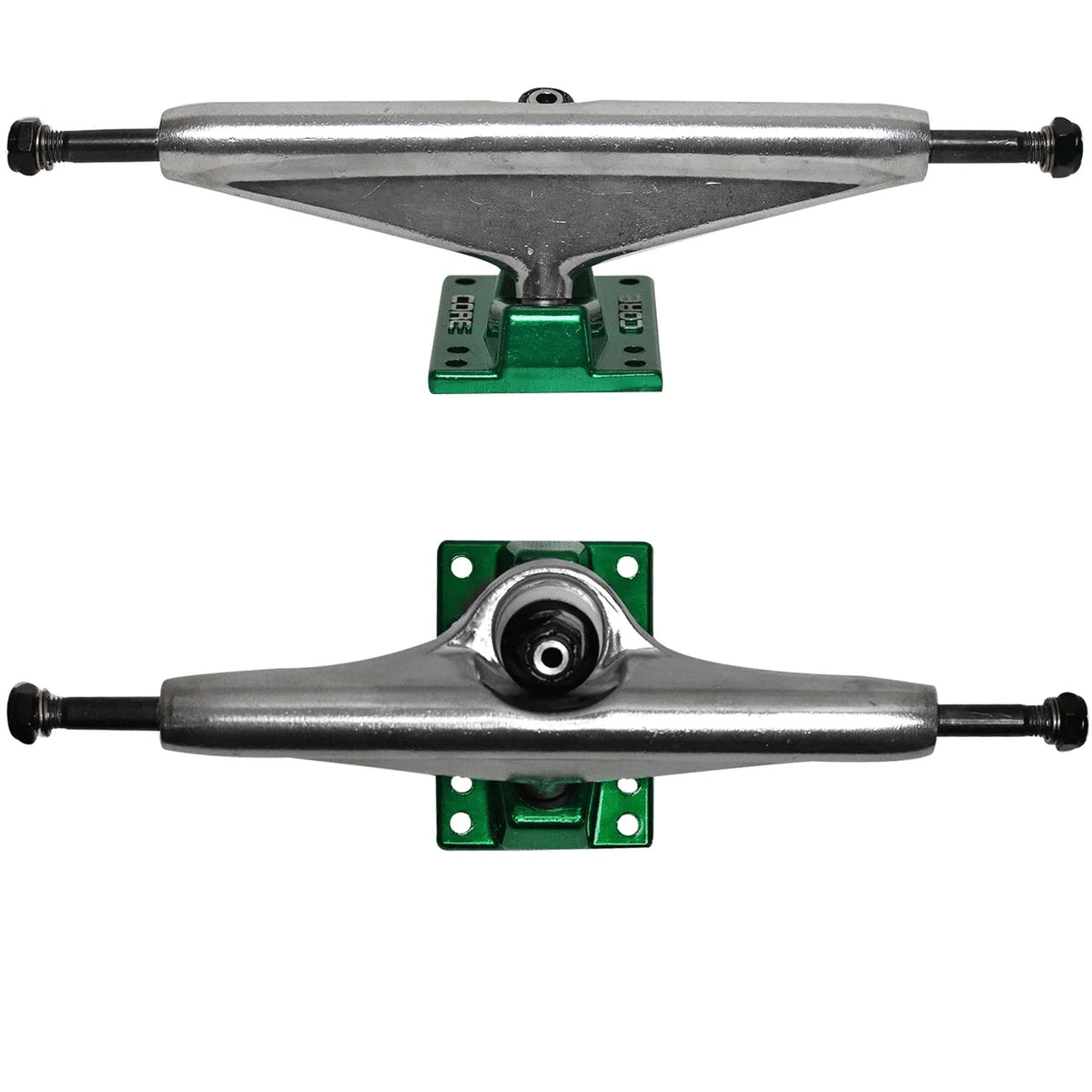Skateboard Complete 30" Natural with Hollow Trucks, 58mm Green Wheels A653