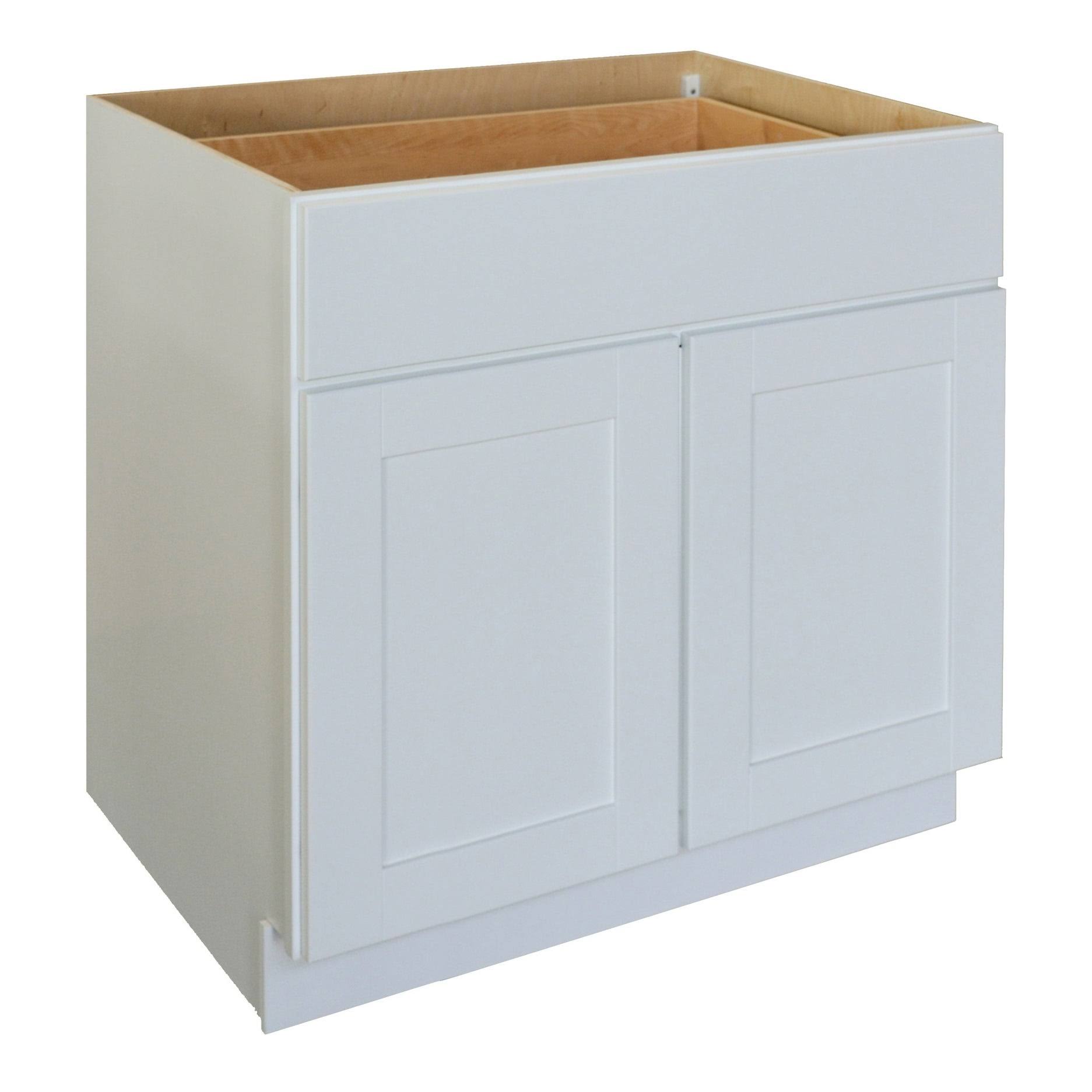 White Double Door Base Cabinet H4200