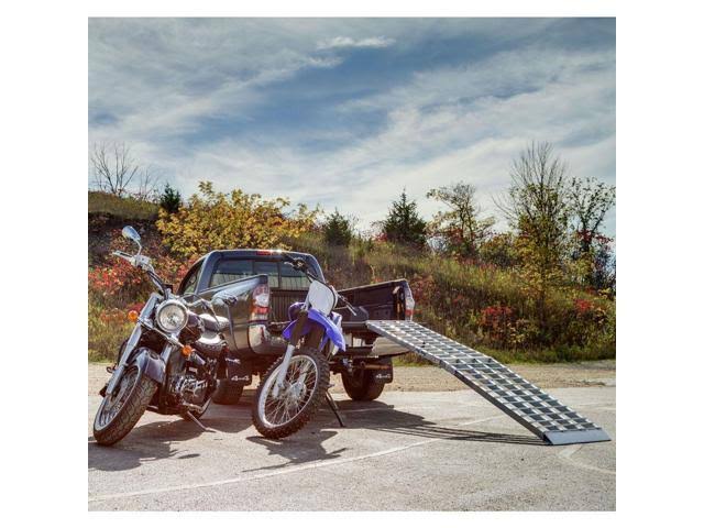 Folding Aluminum Motorcycle Ramp Z399