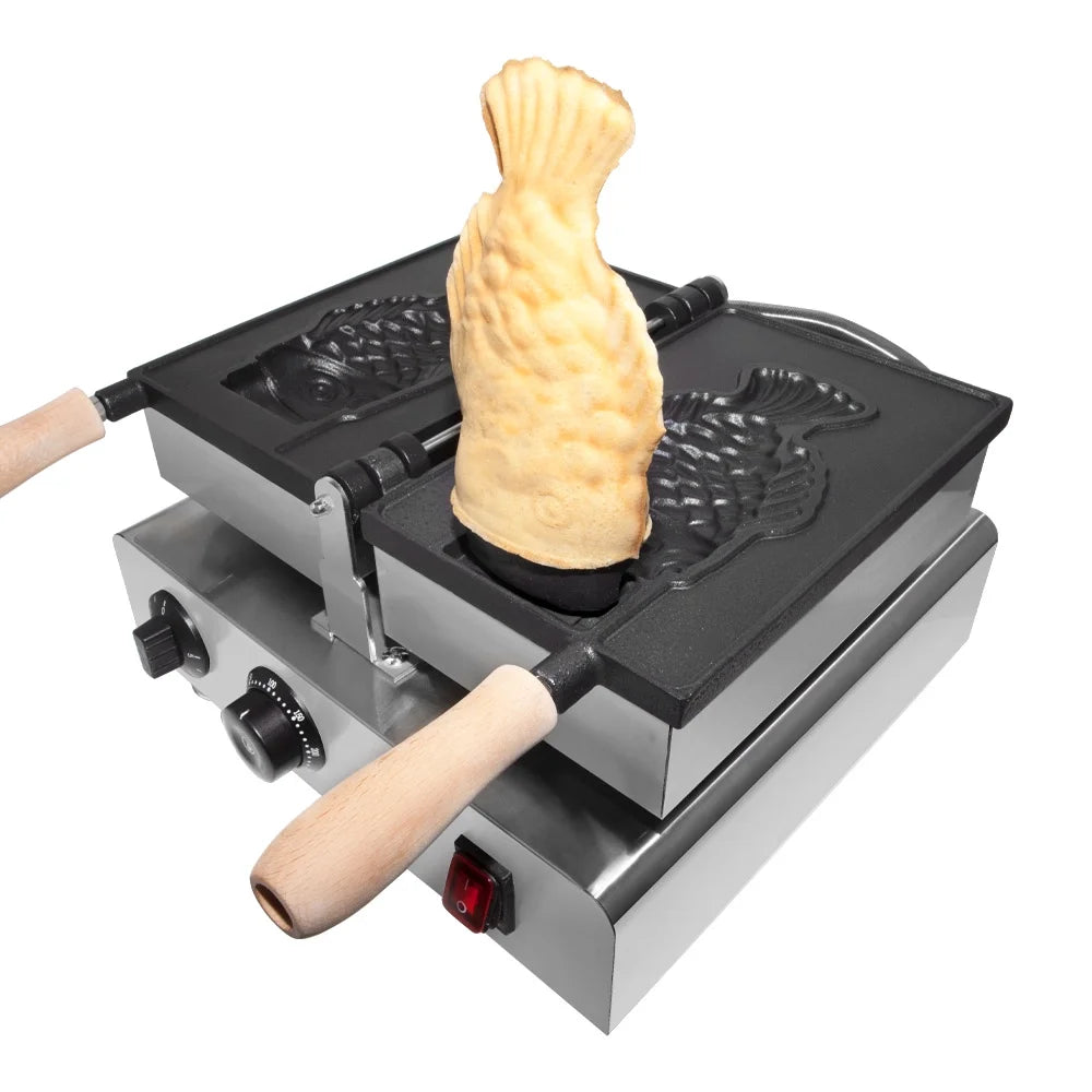 Nonstick Electric Taiyaki Fish Waffle Maker C277