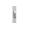 Satin Chrome Rounded Bevel Square Corner Pull Plate X4157