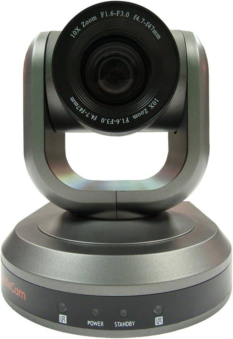 Gray 10x Optical Zoom PTZ Camera R649