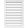 PVC Gable Vent with Brickmould M67289