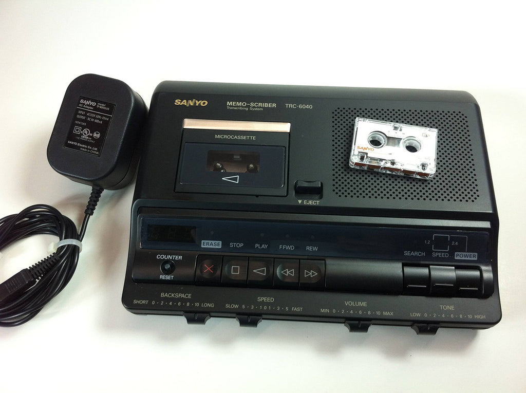 Black Microcassette Transcriber J653244