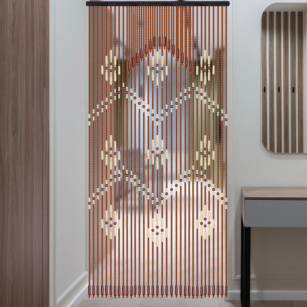 Wooden Bead Door Curtain 35x68in, 32 strands D373182