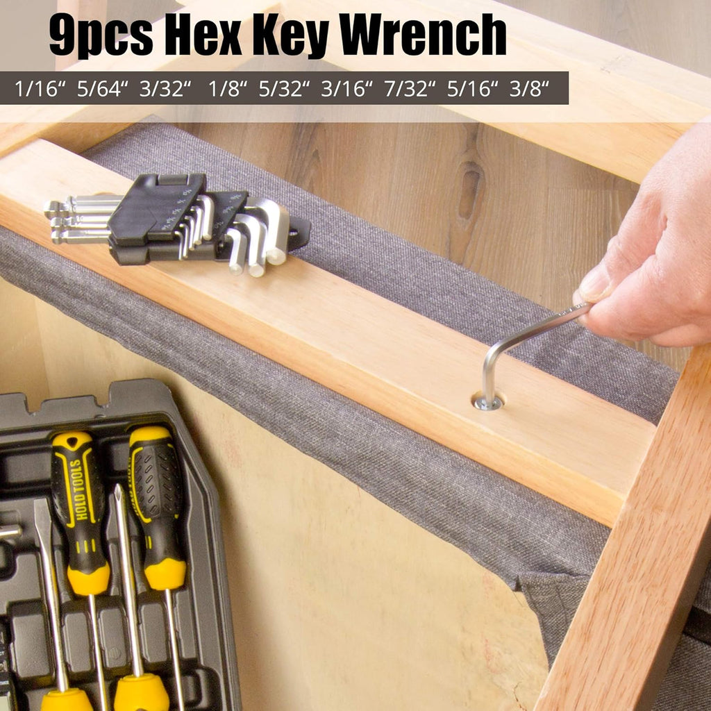 62PCS Tool Set with Wrench Pliers Screwdriver D191264