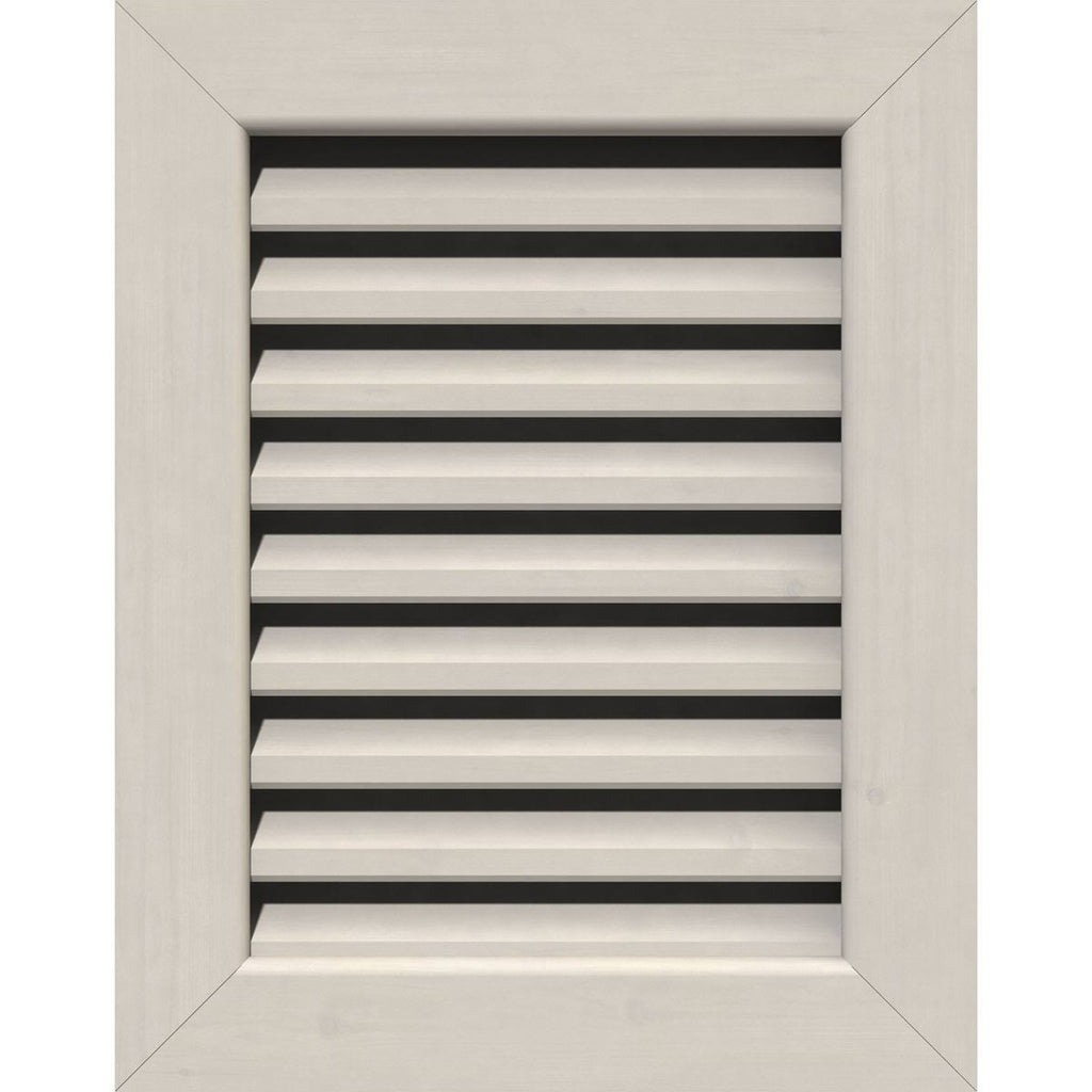 20 inch x 18 inch Primed Western Red Cedar Gable Vent X645362
