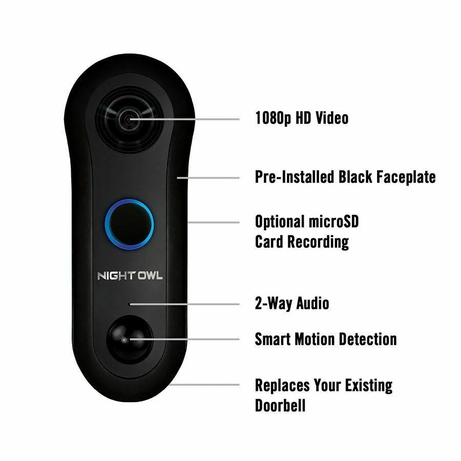 1080p Wireless Smart Doorbell W8160