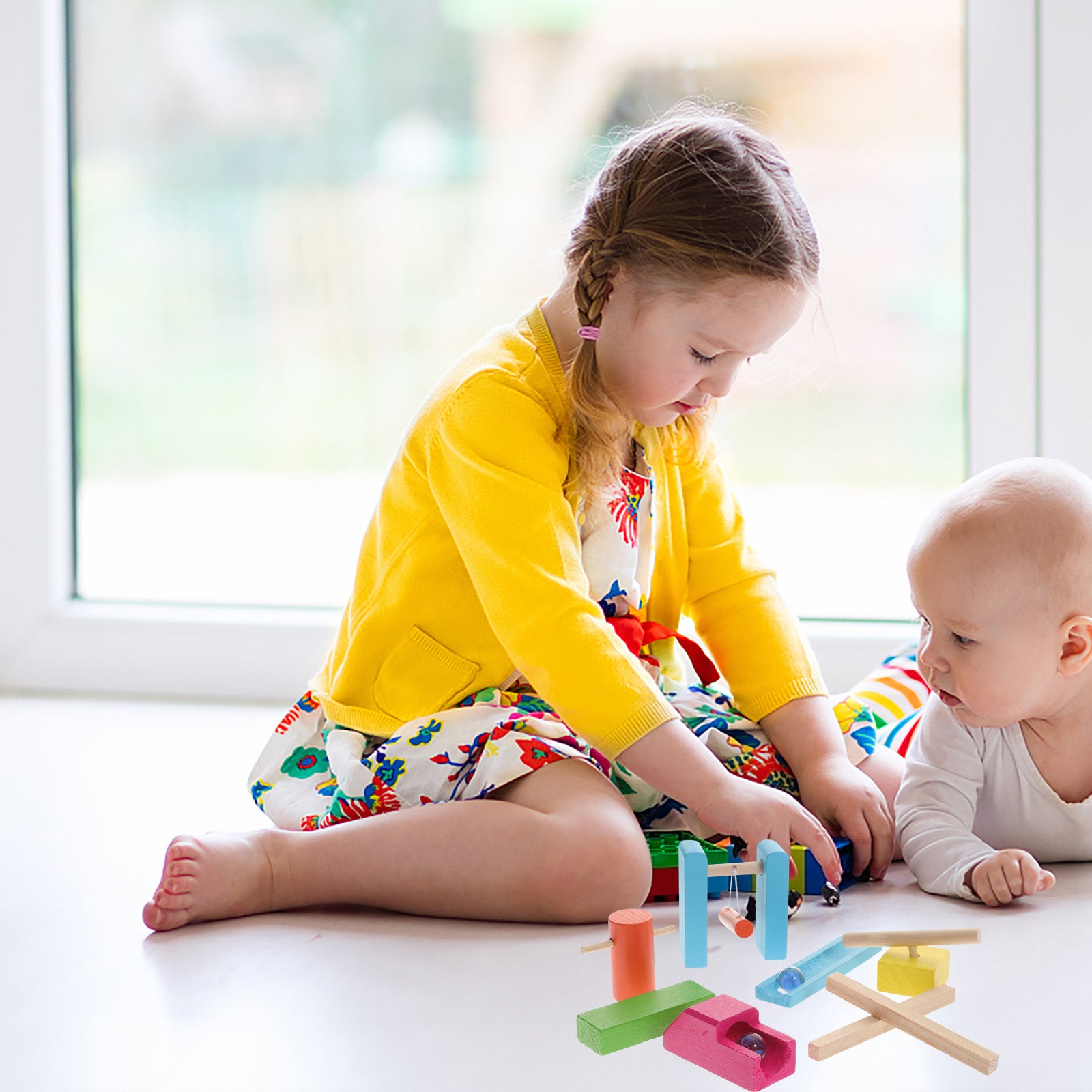 Wooden Dominoes Blocks Building Toy Educational Toys U250