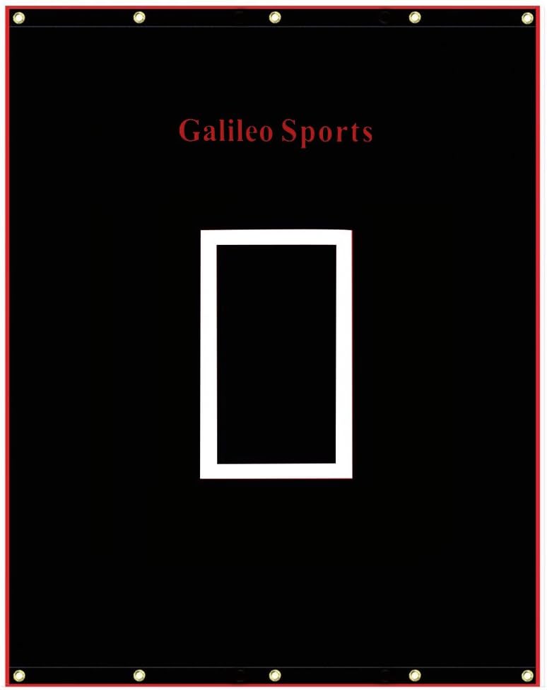 Rubber Vinyl Baseball Backstop with Strike Zone J693655