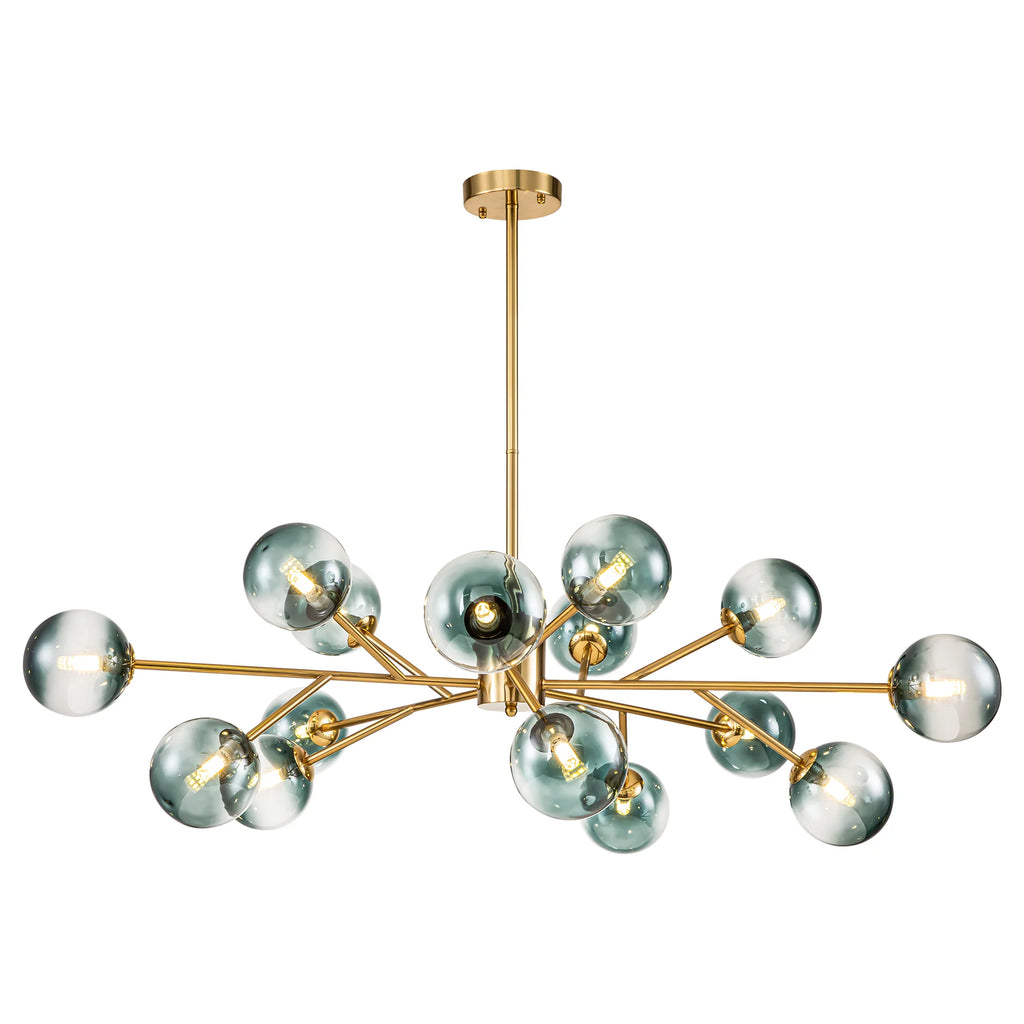 15-Light Glass Bubble Chandelier Y862689