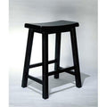 Antique Black Terra Cotta Counter Stool Q809