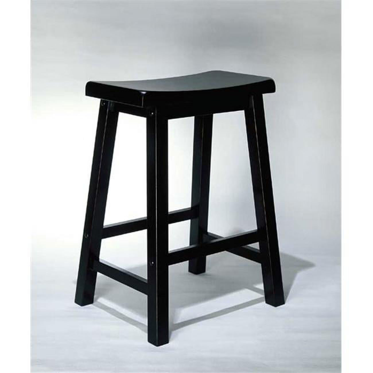 Antique Black Terra Cotta Counter Stool Q809