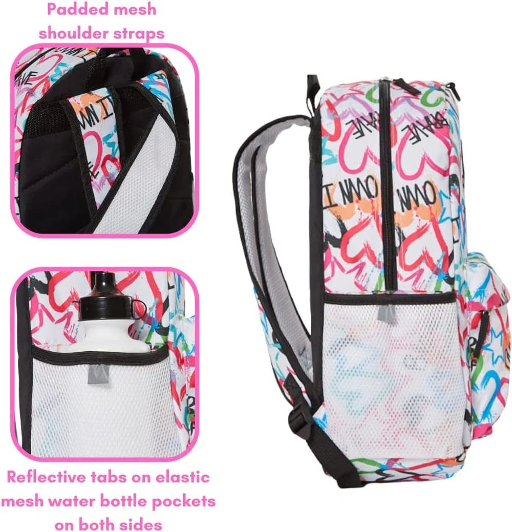 6 Piece Backpack Set with Lunch Box and Water Bottle P97854