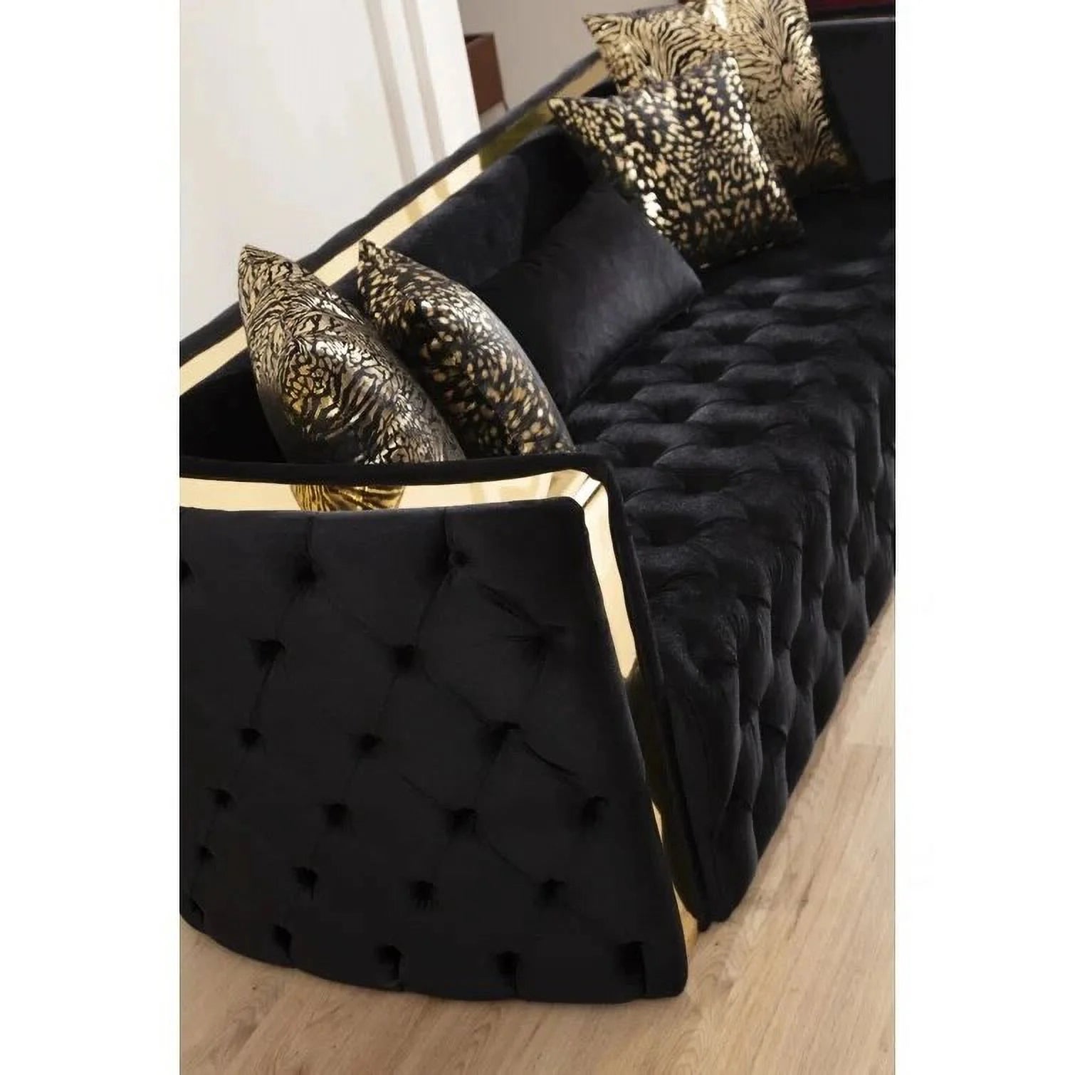 Velvet Sofa Set 3 2 1 Seater Upholstered E939