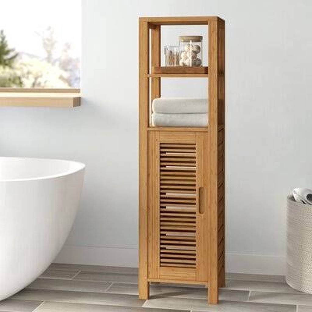 Solid Wood Linen Cabinet L4244
