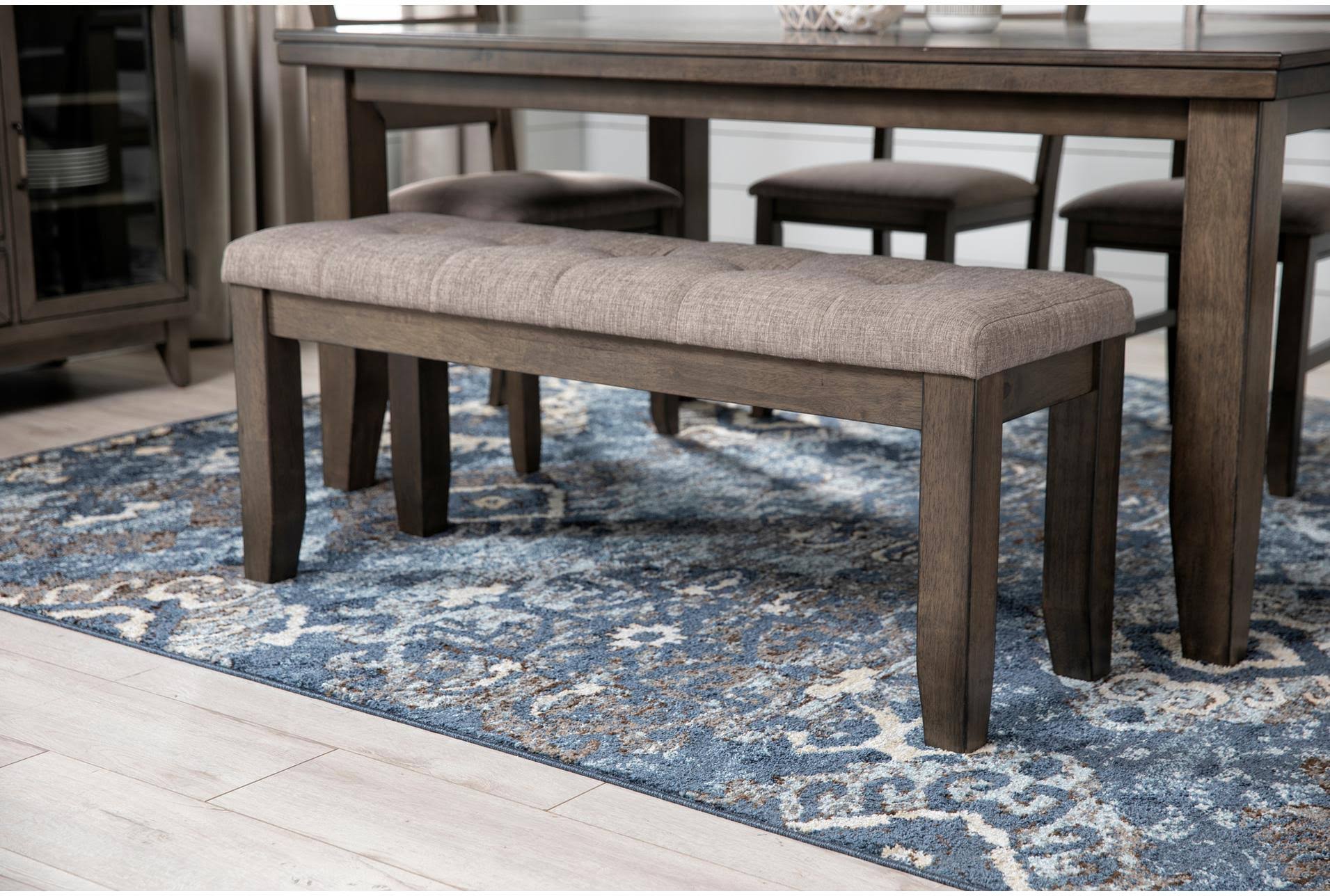 6 Piece Grey Wood Dining Set S23571