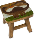 Hand Carved Acacia Hardwood Decorative Stool Y783204