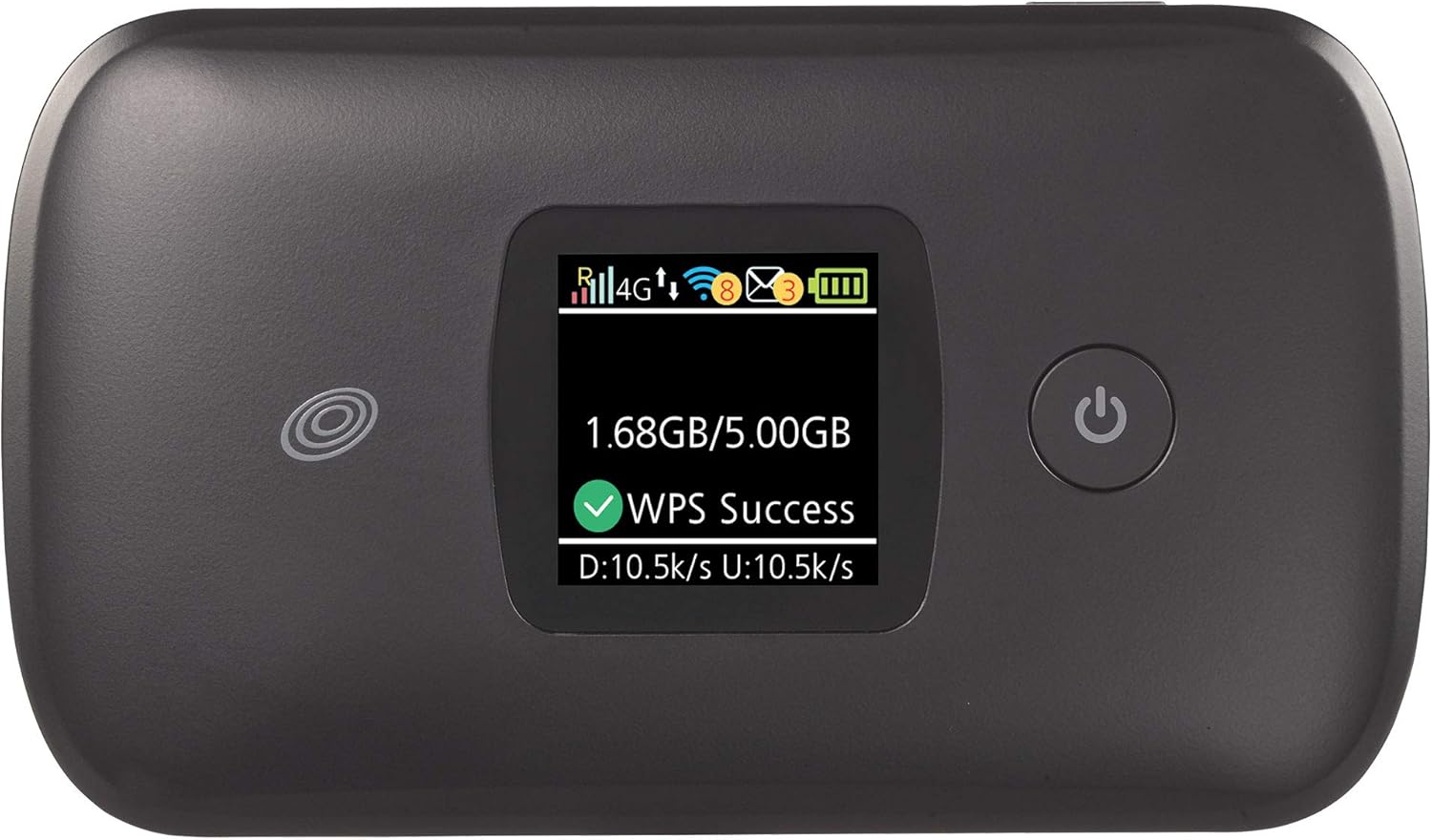 Black 4G LTE Prepaid Mobile Hotspot C409780