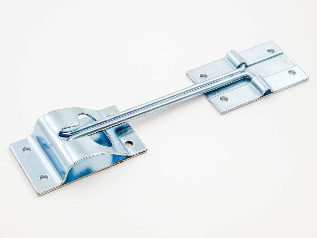 12 Metal T-Style Door Holder Entry Door Catches 6 Inch Long Zinc Plated Steel Pack of 2 G760125