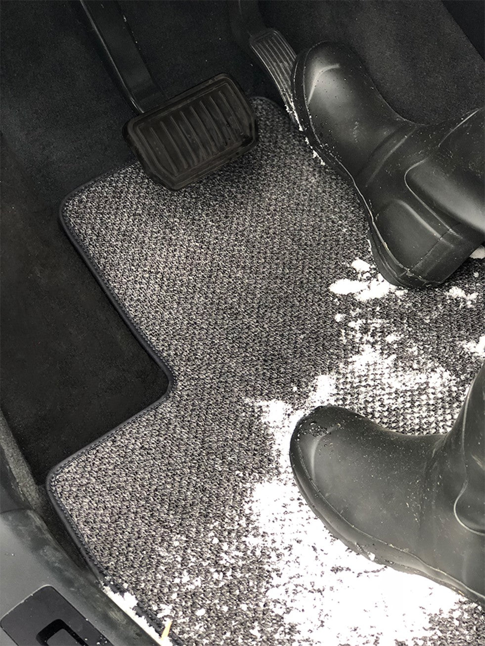 Charcoal All-Weather Textile Car Mats for Tesla Model X Q710