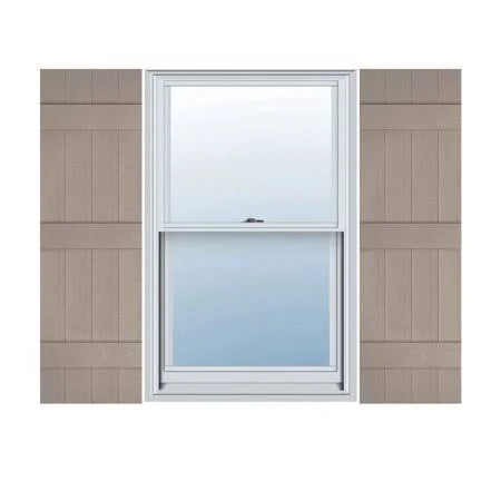 Lifetime Vinyl Board-n-Batten Shutters U646